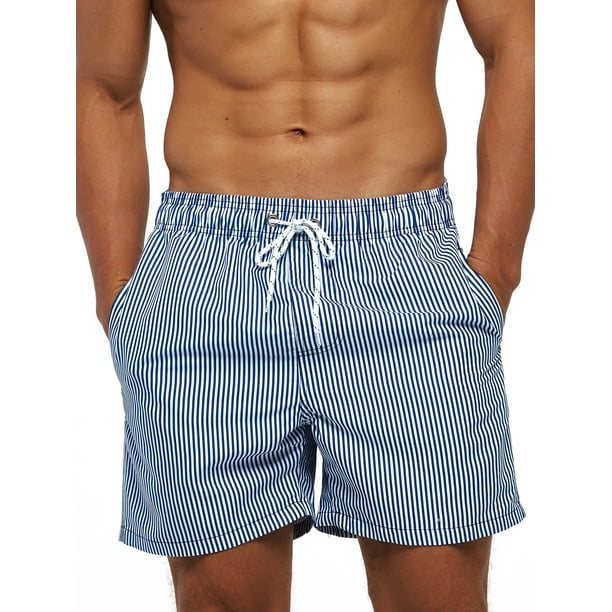 Tomppy Mens Strunks Camo Short Pants Drawnstring Beach Shorts Swimmwear Bathing Suits Running Surf Sportwear with Pockets 